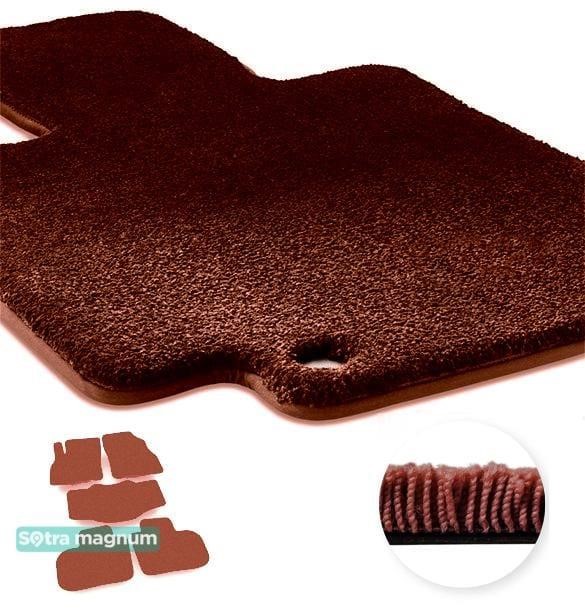 Sotra 09109-MG20-RED Sotra interior mat, two-layer Magnum red for Nissan Leaf (mkII) 2017- 09109MG20RED: Buy near me in Poland at 2407.PL - Good price!