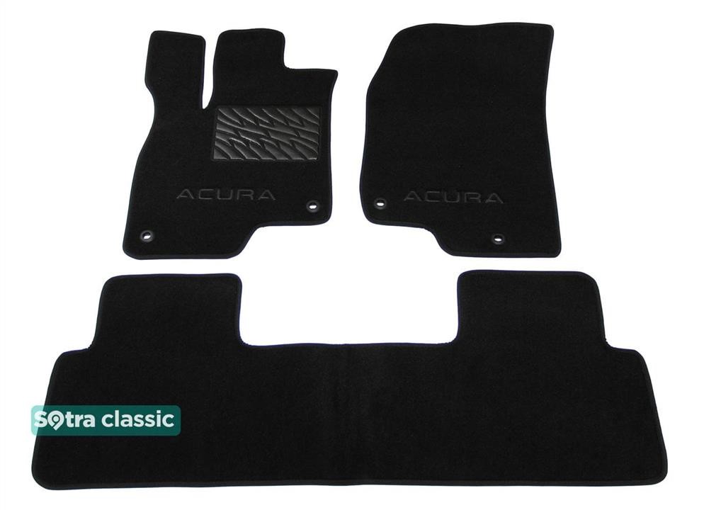 Sotra 09245-GD-BLACK The carpets of the Sotra interior are two-layer Classic black for Acura RDX (mkIII) 2019-, set 09245GDBLACK: Buy near me in Poland at 2407.PL - Good price!
