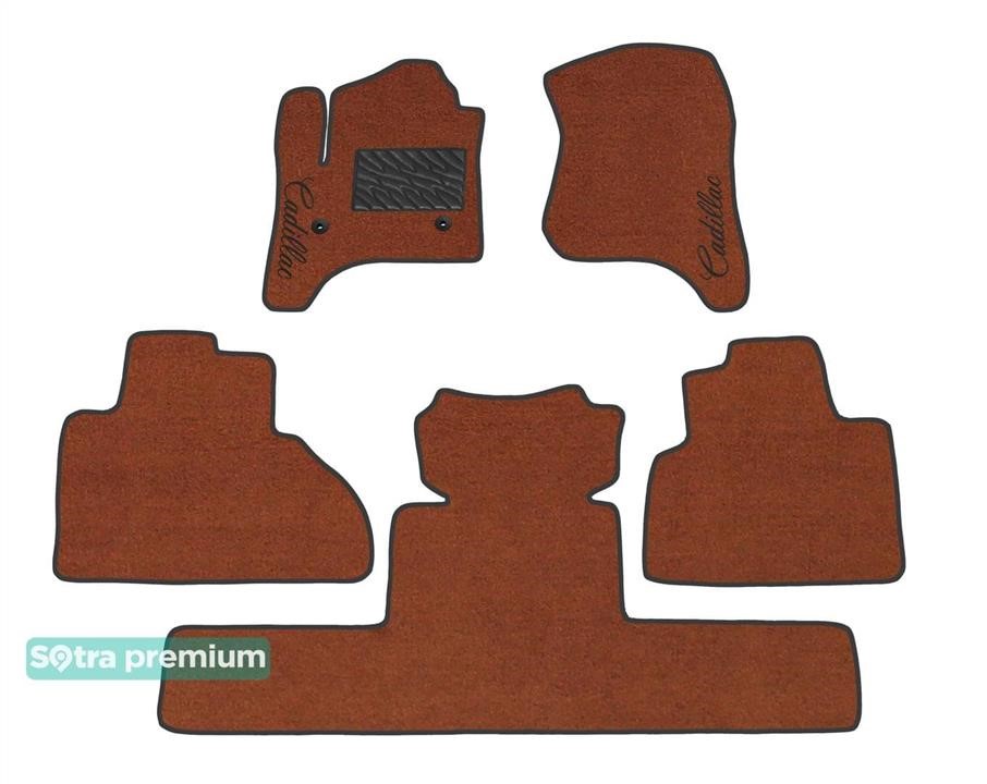 Sotra 09284-CH-TERRA The carpets of the Sotra interior are two-layer Premium terracotta for Cadillac Escalade (mkIV) (2 row - 2 seats) (1-2 row) 2015-2020, set 09284CHTERRA: Buy near me in Poland at 2407.PL - Good price!