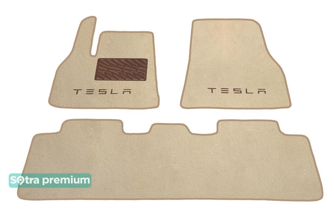Sotra 09361-CH-BEIGE The carpets of the Sotra interior are two-layer Premium beige for Tesla Model Y (mkI) 2020-, set 09361CHBEIGE: Buy near me in Poland at 2407.PL - Good price!