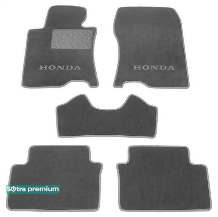 Sotra 90375-CH-GREY The carpets of the Sotra interior are two-layer Premium gray for Honda Accord (mkVIII)(CU/CW)(without clips) 2008-2015 (EU), set 90375CHGREY: Buy near me in Poland at 2407.PL - Good price!