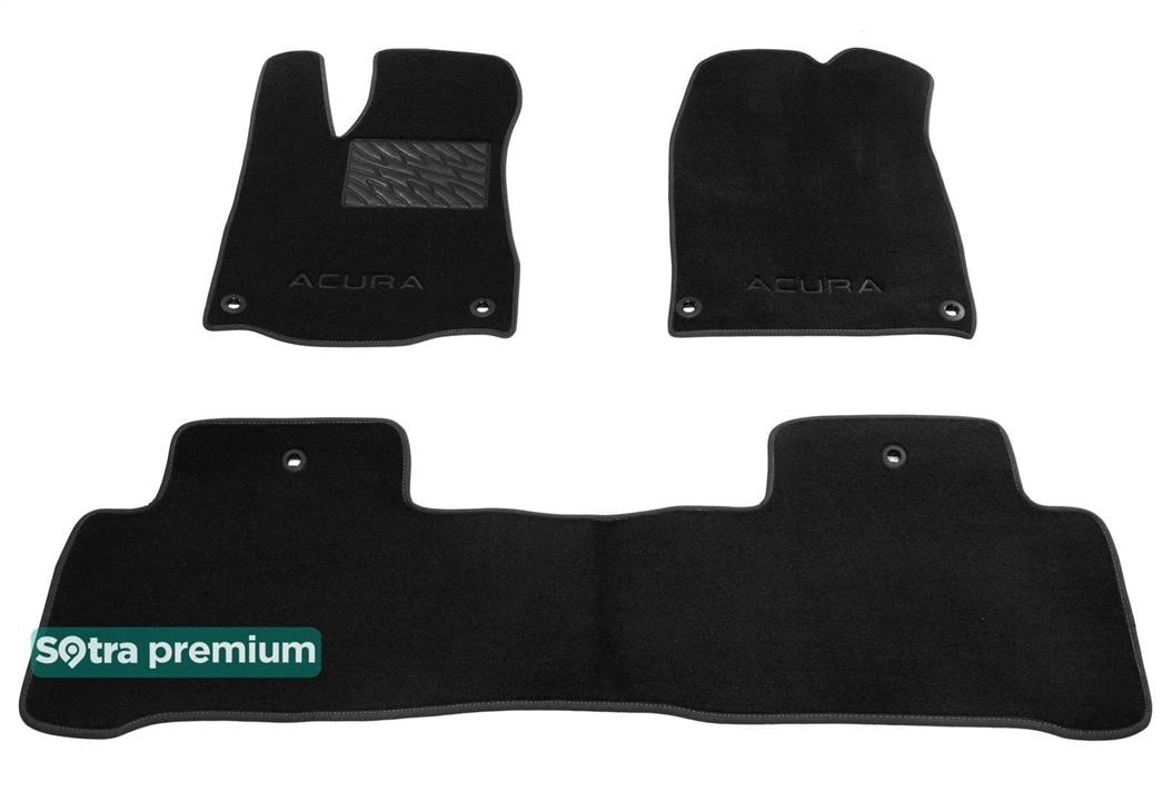 Sotra 90395-CH-GRAPHITE The carpets of the Sotra interior are two-layer Premium dark-gray for Acura MDX (mkIII) (1-2 row) 2014-2020, set 90395CHGRAPHITE: Buy near me in Poland at 2407.PL - Good price!