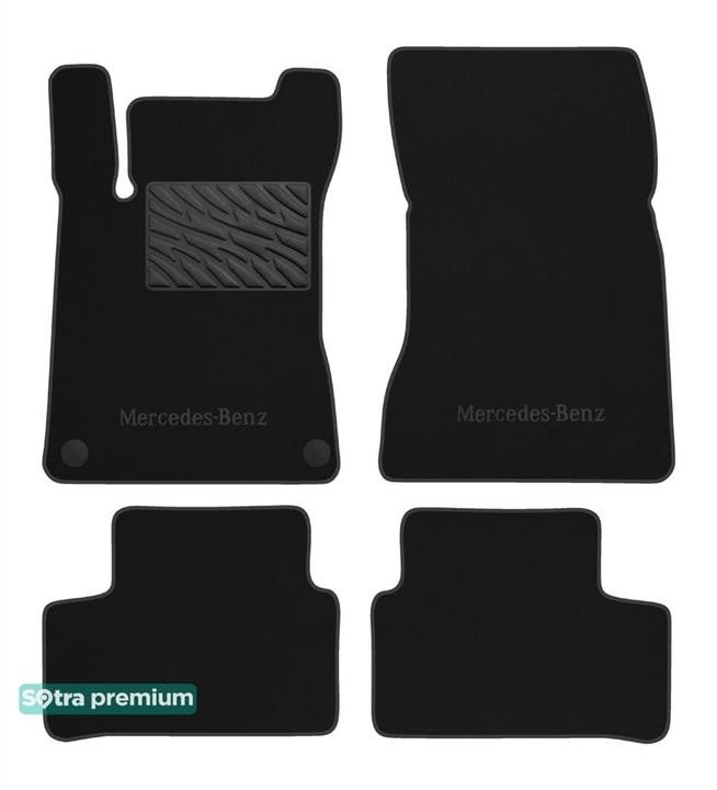 Sotra 90450-CH-GRAPHITE The carpets of the Sotra interior are two-layer Premium dark-gray for Mercedes-Benz A/B/CLA/GLA-Class (W177; V177; W247; C118; X118; H247) 2018-, set 90450CHGRAPHITE: Buy near me in Poland at 2407.PL - Good price!
