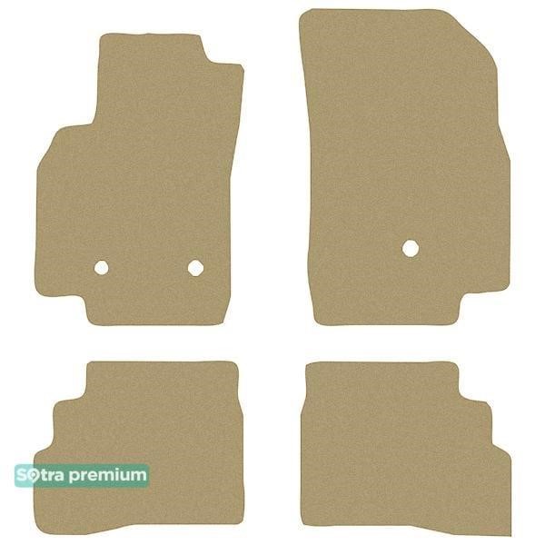 Sotra 90514-CH-BEIGE The carpets of the Sotra interior are two-layer Premium beige for Chevrolet Spark (mkIV) 2015-2022, set 90514CHBEIGE: Buy near me in Poland at 2407.PL - Good price!