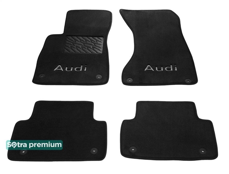Sotra 90495-CH-GRAPHITE The carpets of the Sotra interior are two-layer Premium dark-gray for Audi A4/S4/RS4 (mkV)(B9) 2015-2023, set 90495CHGRAPHITE: Buy near me in Poland at 2407.PL - Good price!