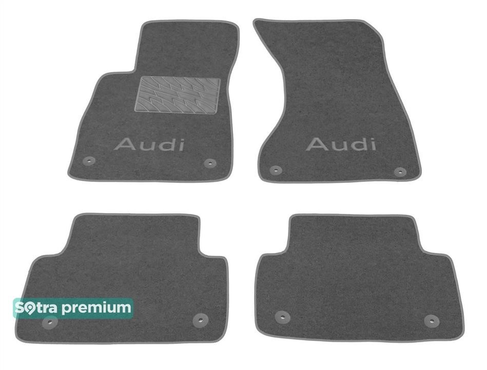 Sotra 90495-CH-GREY The carpets of the Sotra interior are two-layer Premium gray for Audi A4/S4/RS4 (mkV)(B9) 2015-2023, set 90495CHGREY: Buy near me in Poland at 2407.PL - Good price!