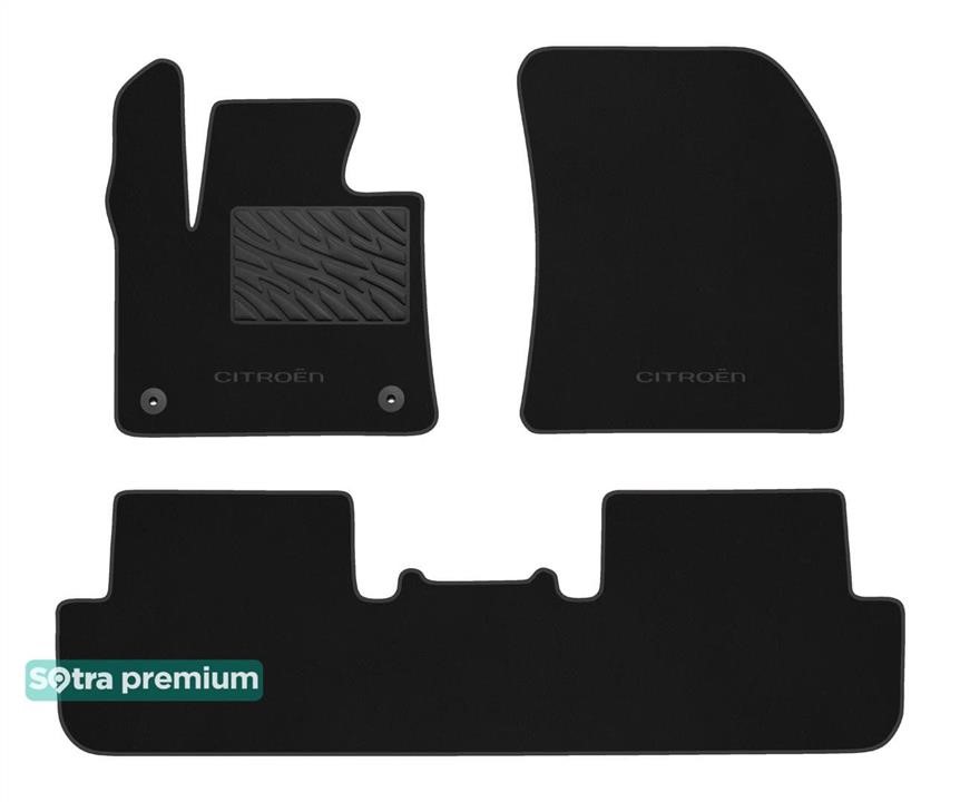Sotra 90555-CH-BLACK The carpets of the Sotra interior are two-layer Premium black for Citroen DS7 Crossback (mkI) 2017-, set 90555CHBLACK: Buy near me in Poland at 2407.PL - Good price!
