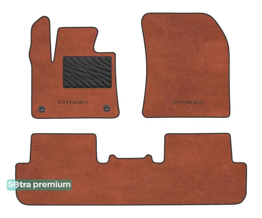 Sotra 90555-CH-TERRA The carpets of the Sotra interior are two-layer Premium terracotta for Citroen DS7 Crossback (mkI) 2017-, set 90555CHTERRA: Buy near me in Poland at 2407.PL - Good price!