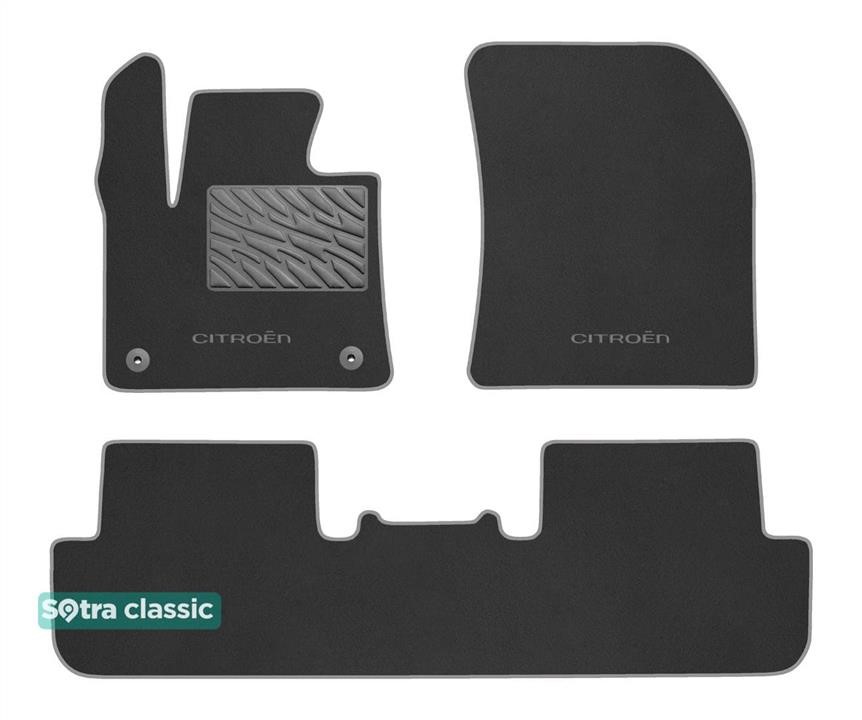 Sotra 90555-GD-GREY The carpets of the Sotra interior are two-layer Classic gray for Citroen DS7 Crossback (mkI) 2017-, set 90555GDGREY: Buy near me in Poland at 2407.PL - Good price!