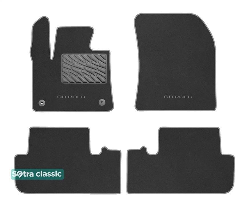Sotra 90556-GD-GREY The carpets of the Sotra interior are two-layer Classic gray for Citroen DS7 Crossback (mkI) 2017-, set 90556GDGREY: Buy near me in Poland at 2407.PL - Good price!