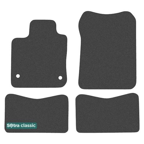 Sotra 90563-GD-BLACK The carpets of the Sotra interior are two-layer Classic black for Renault Twingo (mkII) 2007-2014, set 90563GDBLACK: Buy near me in Poland at 2407.PL - Good price!