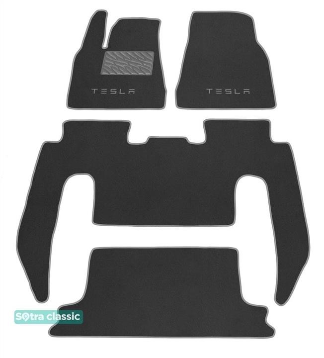 Sotra 90606-GD-GREY Килимки салону Sotra двошарові Classic сірі для Tesla Model X (mkI)(6 місць)(без консолі на 2 ряди)(1-2-3 ряд) 2016-, комплект 90606GDGREY: Приваблива ціна - Купити у Польщі на 2407.PL!