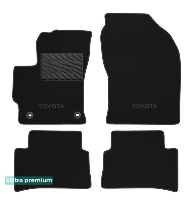 Sotra 90569-CH-GRAPHITE The carpets of the Sotra interior are two-layer Premium dark-gray for Toyota Corolla (mkXII) (hatchback) 2018-, set 90569CHGRAPHITE: Buy near me in Poland at 2407.PL - Good price!