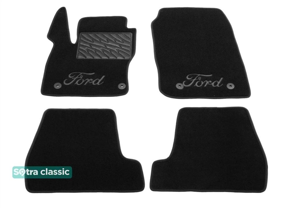 Sotra 90613-GD-BLACK Коврики салона Sotra двухслойные Classic черные для Ford Focus (mkIII) 2015-2018 (USA), комплект 90613GDBLACK: Отличная цена - Купить в Польше на 2407.PL!