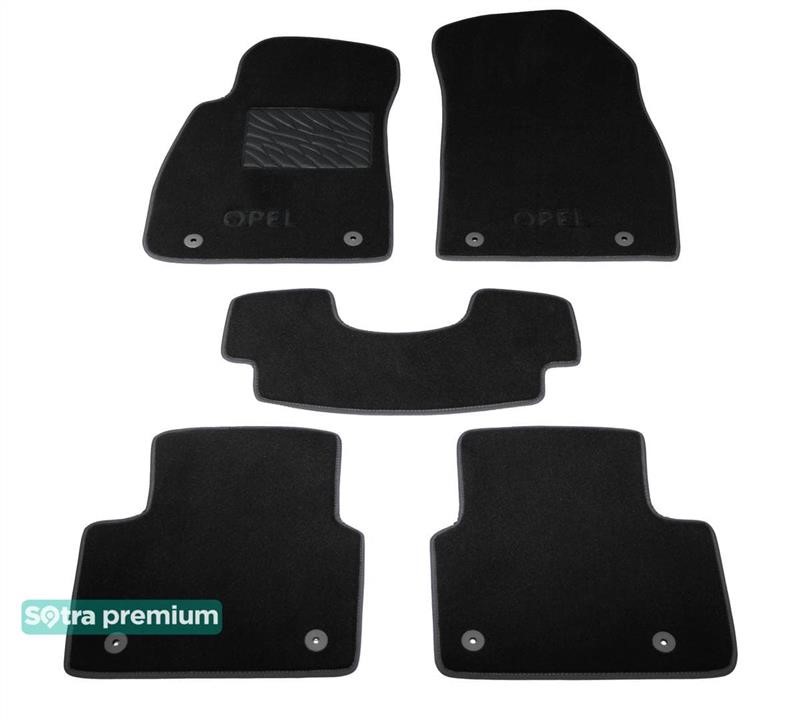 Sotra 90674-CH-BLACK The carpets of the Sotra interior are two-layer Premium black for Opel Insignia (mkI) 2013-2016, set 90674CHBLACK: Buy near me in Poland at 2407.PL - Good price!