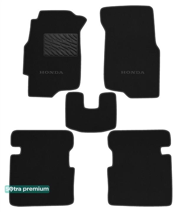 Sotra 90745-CH-BLACK Коврики салона Sotra двухслойные Premium черные для Honda Civic (mkVI) 1995-2001, комплект 90745CHBLACK: Купить в Польше - Отличная цена на 2407.PL!