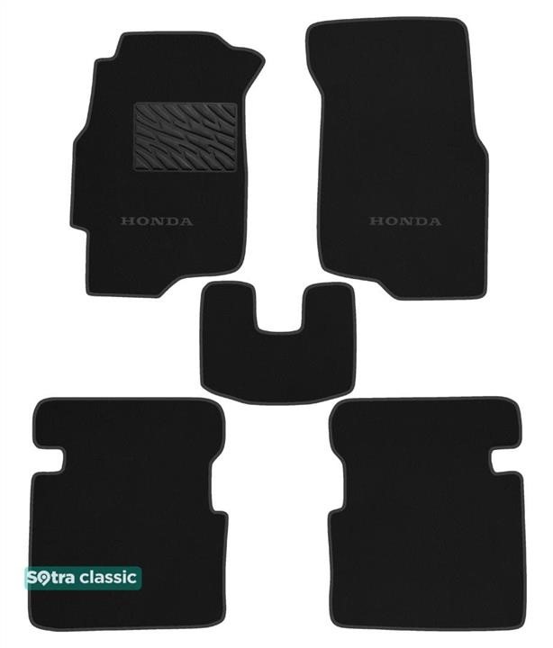 Sotra 90745-GD-BLACK The carpets of the Sotra interior are two-layer Classic black for Honda Civic (mkVI) 1995-2001, set 90745GDBLACK: Buy near me in Poland at 2407.PL - Good price!
