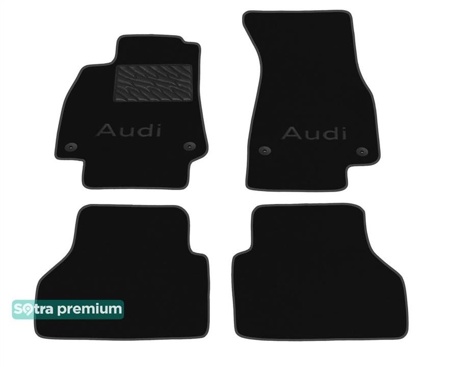 Sotra 90685-CH-BLACK Die Teppiche des Sotra-Interieurs sind zweischichtig Premium schwarz für Audi A6/S6/RS6 (mkV)(C8) 2018-; A7/S7/RS7 (mkII) 2018-, satz 90685CHBLACK: Kaufen Sie zu einem guten Preis in Polen bei 2407.PL!