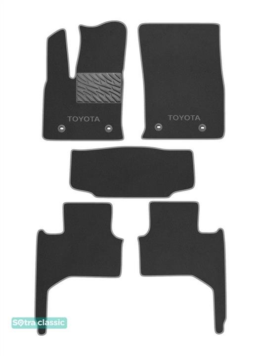 Sotra 90688-GD-GREY The carpets of the Sotra interior are two-layer Classic gray for Toyota Land Cruiser (J300) 2021-, set 90688GDGREY: Buy near me in Poland at 2407.PL - Good price!
