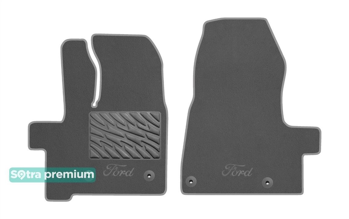 Sotra 90821-CH-GREY The carpets of the Sotra interior are two-layer Premium gray for Ford Transit/Tourneo Custom (mkI) (3 seats) (1 row) 2018- automatic transmission, set 90821CHGREY: Buy near me in Poland at 2407.PL - Good price!