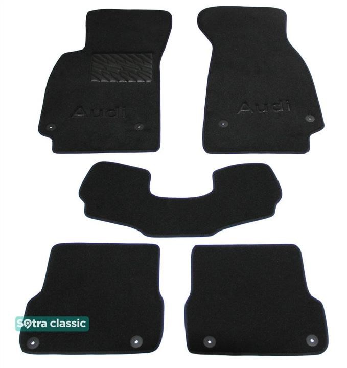 Sotra 90852-GD-BLACK The carpets of the Sotra interior are two-layer Classic black for Audi A6/S6/RS6 (mkIII)(C6) 2008-2011, set 90852GDBLACK: Buy near me in Poland at 2407.PL - Good price!