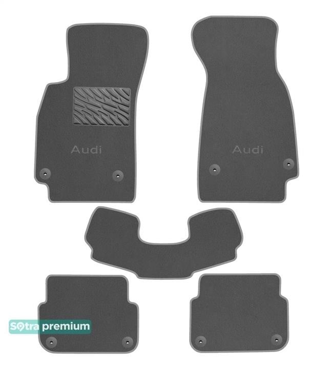 Sotra 90856-CH-GREY The carpets of the Sotra interior are two-layer Premium gray for Audi A6/S6/RS6 (mkIII)(C6)(37.5 mm between 2nd row clips) 2004-2008, set 90856CHGREY: Buy near me in Poland at 2407.PL - Good price!