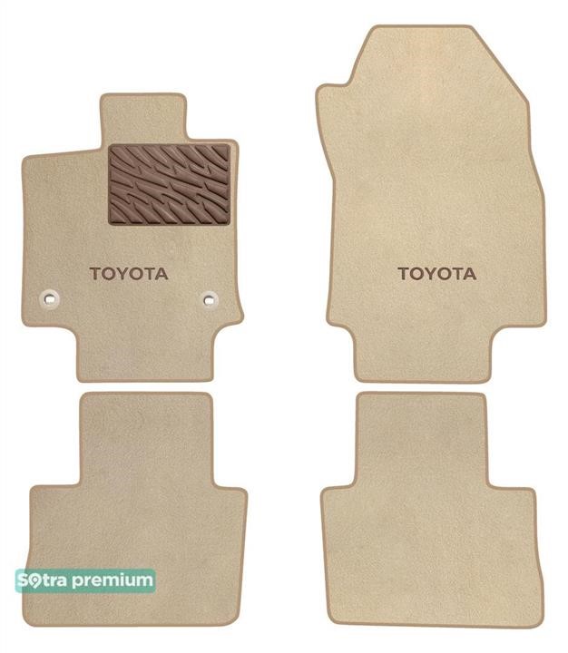 Sotra 90939-CH-BEIGE Die Teppiche des Sotra-Interieurs sind zweischichtig Premium beige für Toyota RAV4 (mkV) (Hybrid) 2018-, satz 90939CHBEIGE: Bestellen Sie in Polen zu einem guten Preis bei 2407.PL!