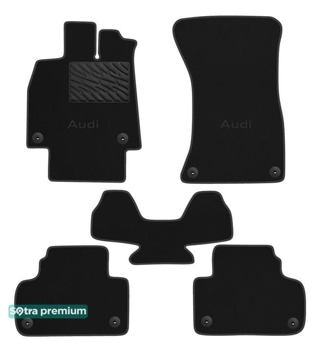 Sotra 90931-CH-BLACK Die Teppiche des Sotra-Interieurs sind zweischichtig Premium schwarz für Audi Q5/SQ5 (mkII) 2017-, satz 90931CHBLACK: Kaufen Sie zu einem guten Preis in Polen bei 2407.PL!