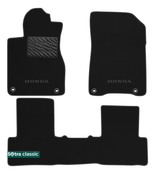 Sotra 90969-GD-BLACK The carpets of the Sotra interior are two-layer Classic black for Honda CR-V (mkIV)(4 clips)(with subwoofer) 2012-2018, set 90969GDBLACK: Buy near me in Poland at 2407.PL - Good price!