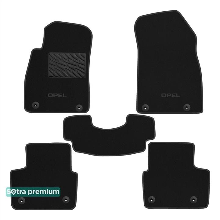 Sotra 90972-CH-BLACK The carpets of the Sotra interior are two-layer Premium black for Opel Insignia (mkI) 2013-2016, set 90972CHBLACK: Buy near me in Poland at 2407.PL - Good price!