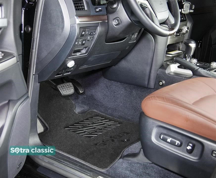 Sotra 05841-GD-BLACK The carpets of the Sotra interior are two-layer Classic black for Acura TSX (mkII)(CU2/CU4) 2008-2014, set 05841GDBLACK: Buy near me in Poland at 2407.PL - Good price!