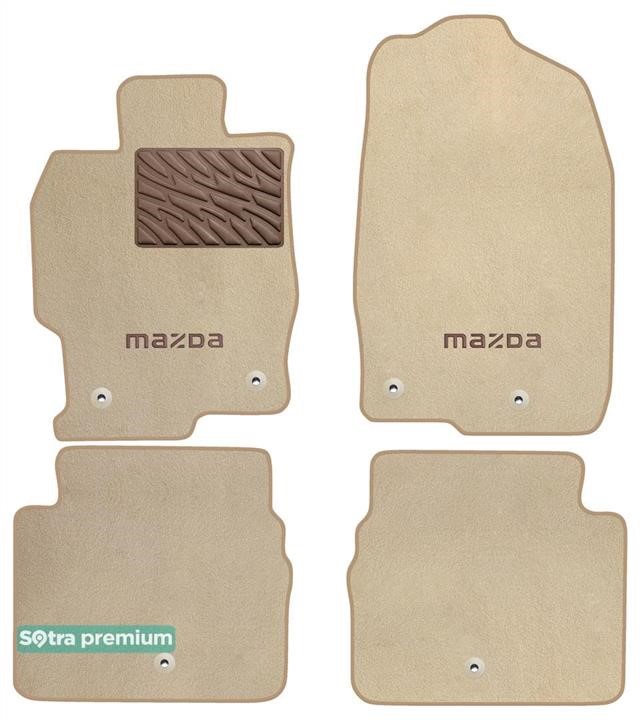 Sotra 90962-CH-BEIGE The carpets of the Sotra interior are two-layer Premium beige for Mazda 6 (mkII) 2007-2012, set 90962CHBEIGE: Buy near me in Poland at 2407.PL - Good price!