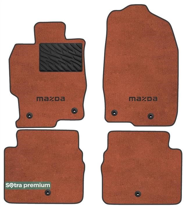 Sotra 90962-CH-TERRA Die Teppiche des Sotra-Interieurs sind zweischichtig Premium terrakotta für Mazda 6 (mkII) 2007-2012, satz 90962CHTERRA: Kaufen Sie zu einem guten Preis in Polen bei 2407.PL!