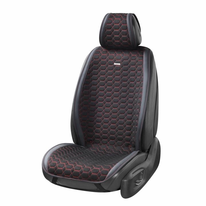 Beltex 81160 Premium front seat covers Monte Carlo, black-red 2pcs. 81160: Buy near me in Poland at 2407.PL - Good price!
