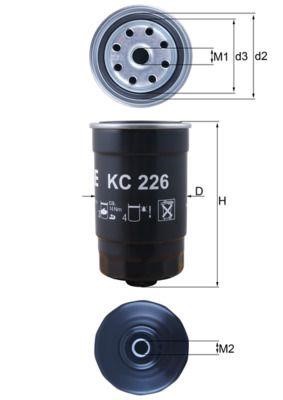 Mahle/Knecht KC 226 Fuel filter KC226: Buy near me in Poland at 2407.PL - Good price!