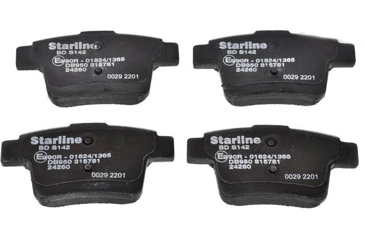 StarLine BD S142 Brake Pad Set, disc brake BDS142: Buy near me in Poland at 2407.PL - Good price!