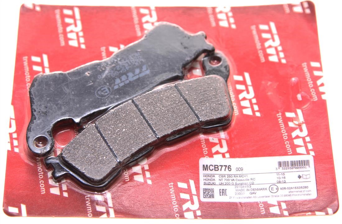 TRW MCB776 Brake Pad Set, disc brake MCB776: Buy near me in Poland at 2407.PL - Good price!