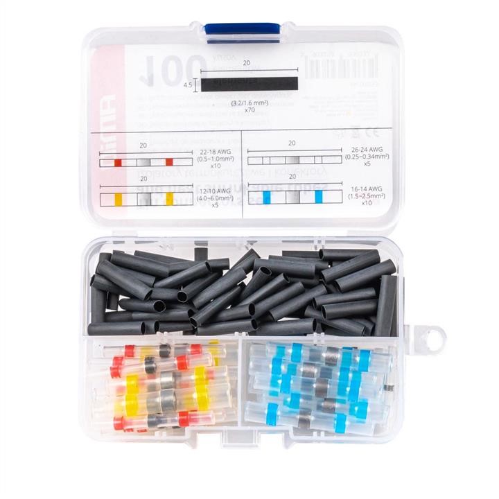 AMiO 03033 Set of tin connectors and heat-shrinkable tubes 30/70 pcs 03033: Buy near me in Poland at 2407.PL - Good price!