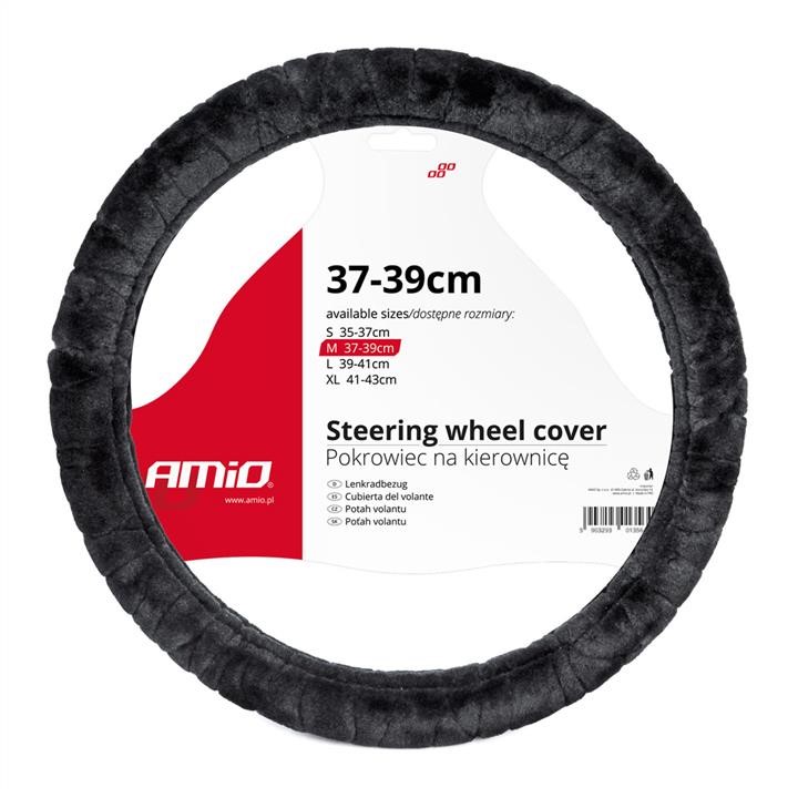AMiO 01357 Steering wheel cover SWC-02-M 37-39 cm 01357: Buy near me in Poland at 2407.PL - Good price!