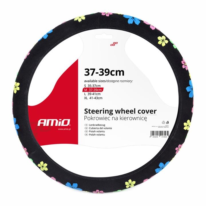 AMiO 01376 Steering wheel cover SWC-13-M 01376: Buy near me in Poland at 2407.PL - Good price!