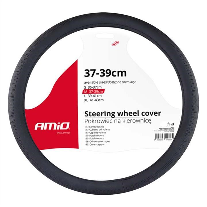 AMiO 02568 Steering wheel cover SWC-31-M 37-39 cm 02568: Buy near me in Poland at 2407.PL - Good price!