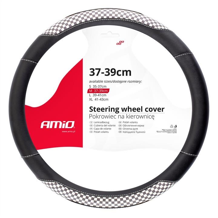 AMiO 02812 Steering wheel cover SWC-39-M 37-39 cm 02812: Buy near me at 2407.PL in Poland at an Affordable price!