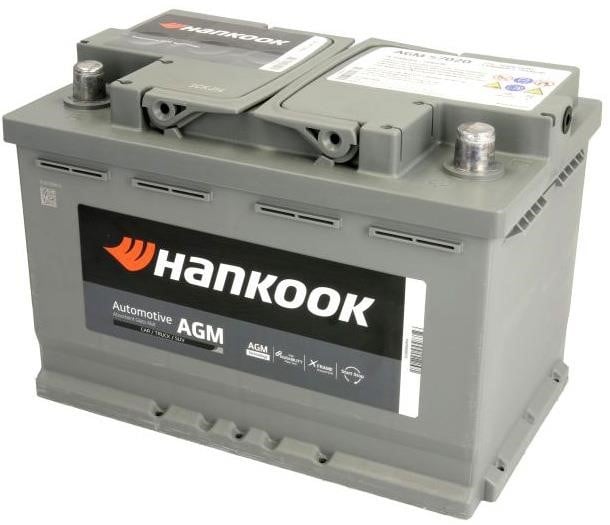 Hankook AGM 57020 Акумулятор Hankook 12В AGM Start-Stop 70Ач 760A(EN) R+ AGM57020: Приваблива ціна - Купити у Польщі на 2407.PL!