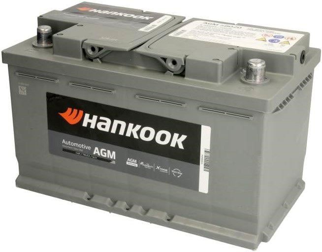 Hankook AGM 58020 Battery Hankook 12В AGM Start-Stop 80Ah 800A(EN) R+ AGM58020: Buy near me in Poland at 2407.PL - Good price!