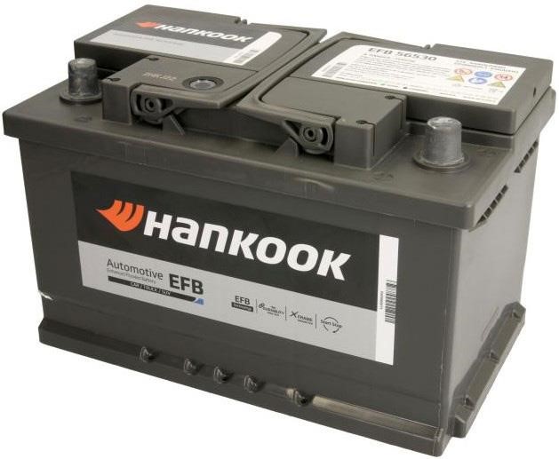 Hankook EFB 56530 Akumulator Hankook 12В EFB Start-Stop 65Ah 650A(EN) R+ EFB56530: Dobra cena w Polsce na 2407.PL - Kup Teraz!