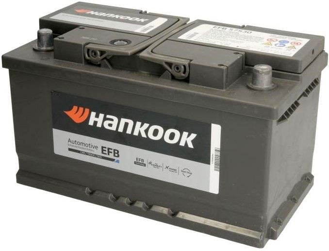Hankook EFB 57530 Акумулятор Hankook 12В EFB Start-Stop 75Ач 730A(EN) R+ EFB57530: Приваблива ціна - Купити у Польщі на 2407.PL!