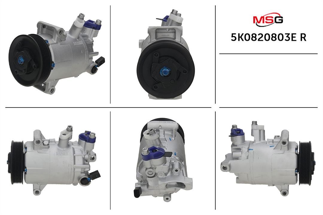 MSG Rebuilding 5K0820803E R Air conditioning compressor remanufactured 5K0820803ER: Buy near me in Poland at 2407.PL - Good price!