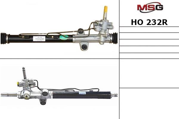 MSG Rebuilding HO232R Przekładnia kierownicza ze wspomaganiem hydraulicznym, regenerowana HO232R: Dobra cena w Polsce na 2407.PL - Kup Teraz!