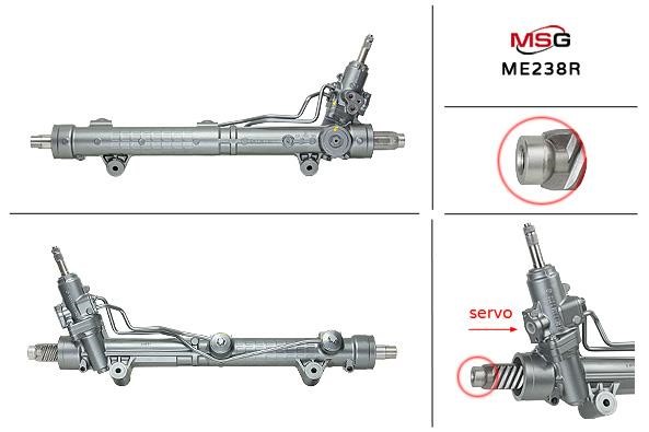 MSG Rebuilding ME238R Przekładnia kierownicza ze wspomaganiem hydraulicznym, regenerowana ME238R: Dobra cena w Polsce na 2407.PL - Kup Teraz!