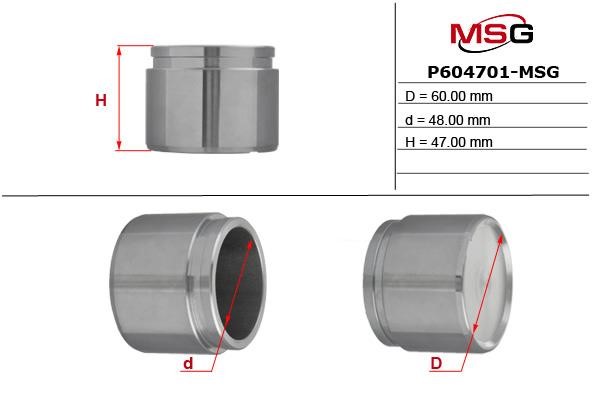 MSG P604701-MSG Piston caliper P604701MSG: Atrakcyjna cena w Polsce na 2407.PL - Zamów teraz!